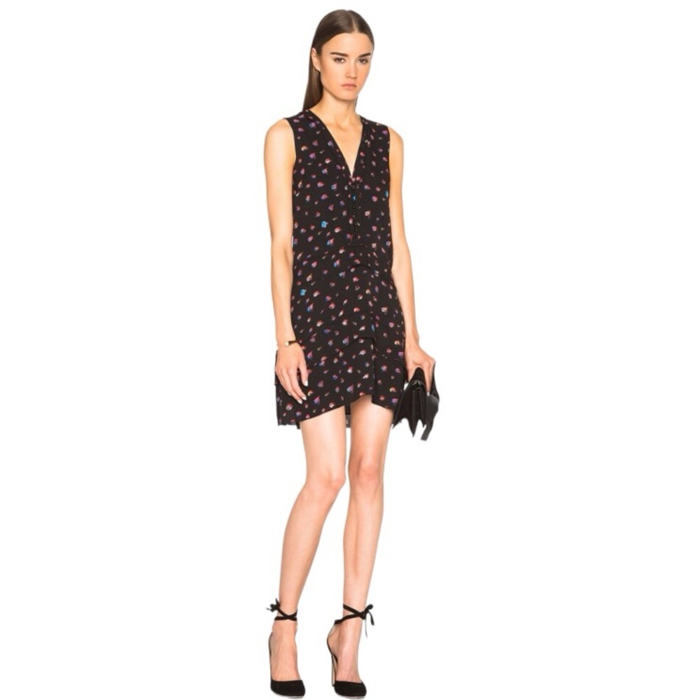 Proenza Schouler Print Silk Georgette  Dress A-Line Cocktail Dress